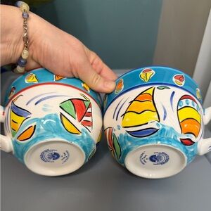 Smooth Sailing Vintage Set of 2 Sailboat Designs by Sally Huss